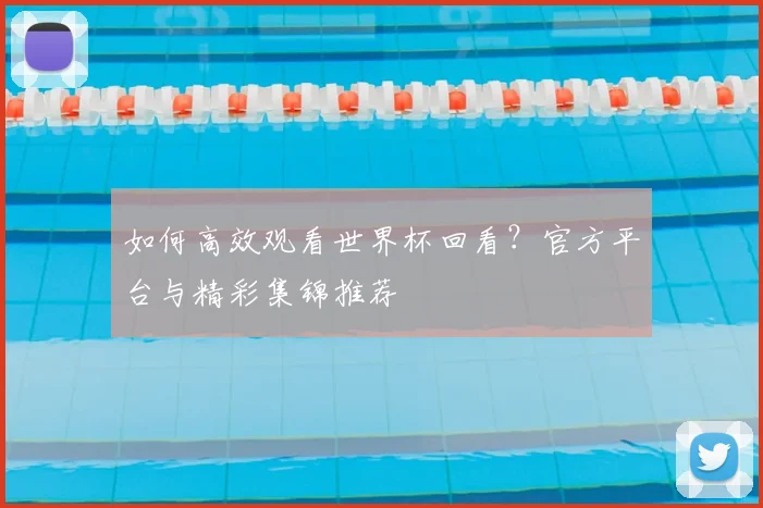 如何高效观看世界杯回看？官方平台与精彩集锦推荐